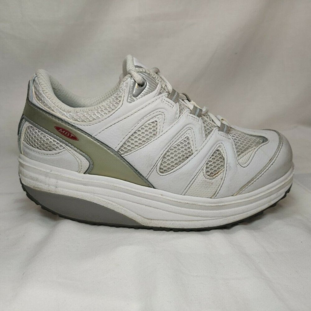 MBT Womens White Sport Sneakers Rocker 400167-16 W